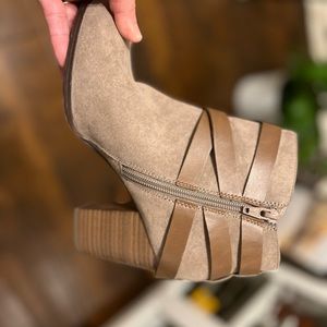 Suede ankle boots